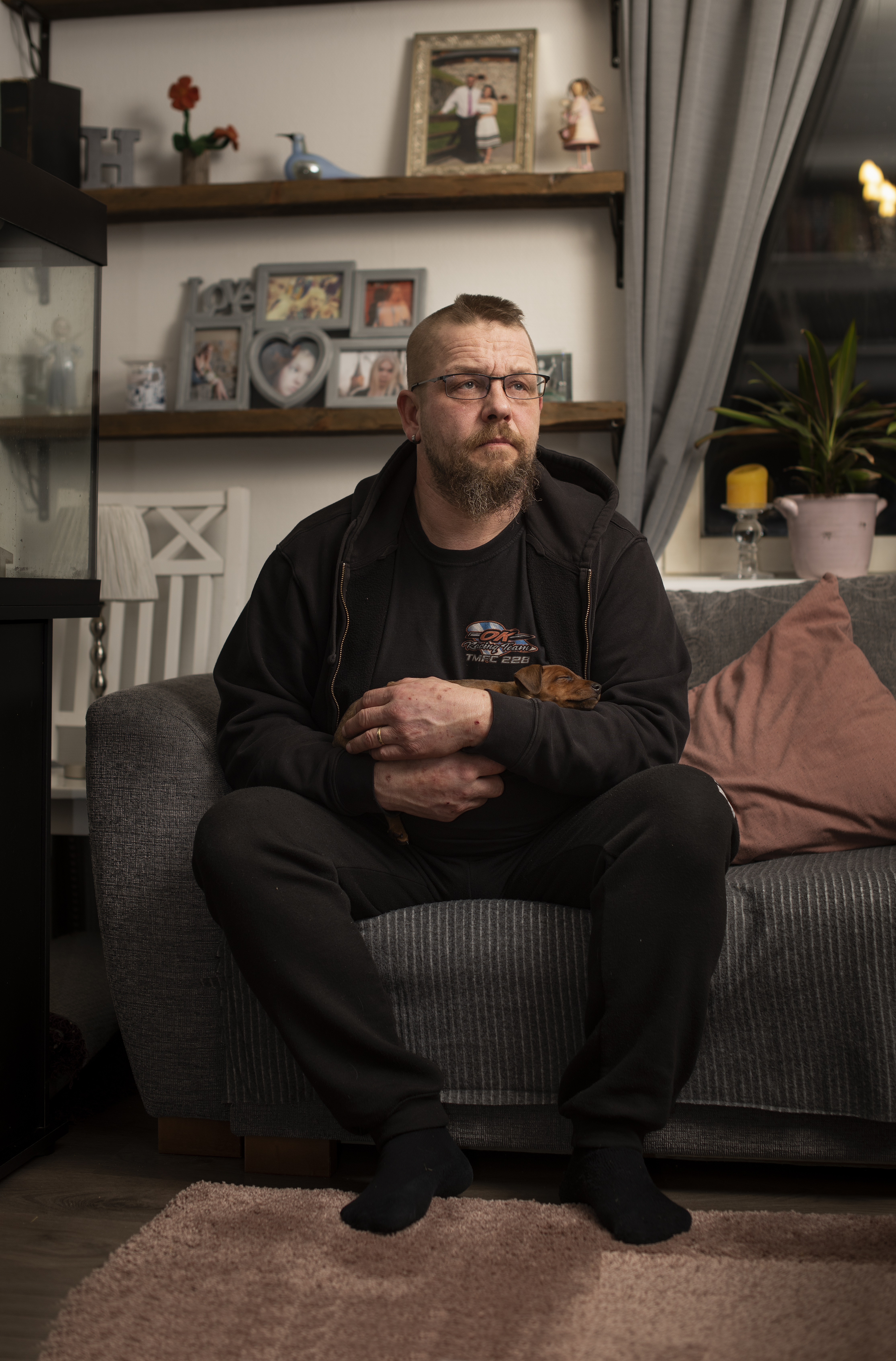 Sami Nikkanen yrittää ajatella Hilmaan liittyviä hyviä muistoja.