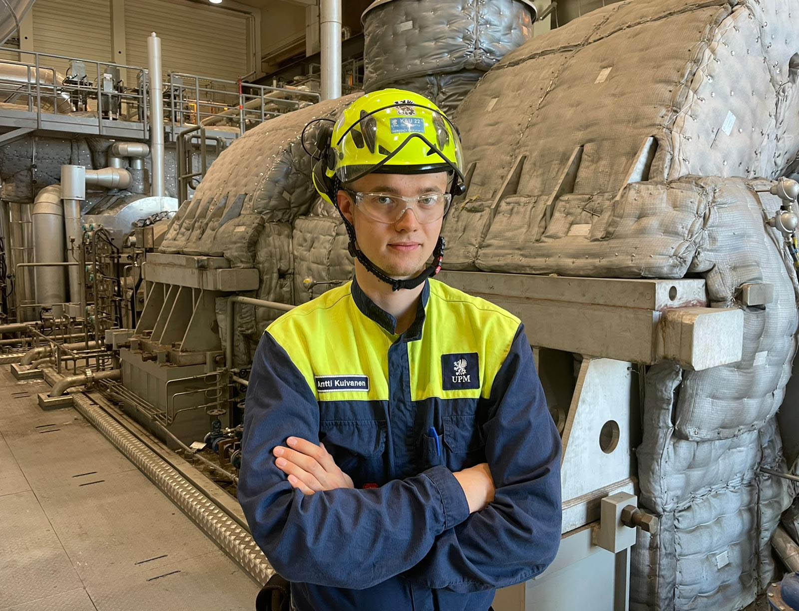 Antti Kuivanen työskentelee UPM Kaukaan voimalaitoksella automaatio- ja kunnossapitotiimissä. Hän on myös osasto 44 hallituksen jäsen.